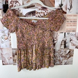 Used colorful top